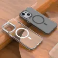 Apple iPhone 15 Plus Kılıf Zore Wireless Şarj Özellikli Şeffaf Efsane Kapak