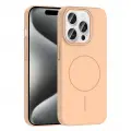 Apple iPhone 15 Pro Kılıf M-safe Şarj Özellikli Zore Ruby Sert Kapak