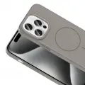 Apple iPhone 15 Pro Kılıf M-safe Şarj Özellikli Zore Ruby Sert Kapak