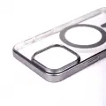 Apple iPhone 15 Pro Kılıf Wireless Şarj Özellikli Sert PC Zore Mat Riksos M-safe Kapak