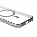 Apple iPhone 15 Pro Max Kılıf Wireless Şarj Özellikli Sert PC Zore Mat Riksos M-safe Kapak