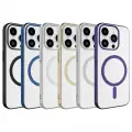 Apple iPhone 15 Pro Max Kılıf Zore Wireless Şarj Özellikli Pixel M-safe Kapak
