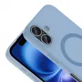 Apple iPhone 16 Kılıf M-Safe Şarj Özellikli Zore Aris Silikon Kapak