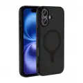 Apple iPhone 16 Kılıf M-Safe Şarj Özellikli Zore Aris Silikon Kapak