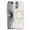 Apple iPhone 16 Kılıf M-Safe Şarj Özellikli Zore Lora PC Kapak