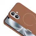 Apple iPhone 16 Kılıf M-safe Şarj Özellikli Zore Meta Kapak