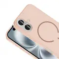Apple iPhone 16 Kılıf M-safe Şarj Özellikli Zore Meta Kapak