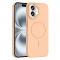 Apple iPhone 16 Plus Kılıf M-safe Şarj Özellikli Zore Ruby Sert Kapak