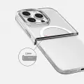 Apple iPhone 16 Pro Kılıf M-safe Şarj Özellikli Kamera Korumalı Zore Kripto Kapak