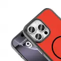 Apple iPhone 16 Pro Kılıf M-Safe Şarj Özellikli Zore Lora PC Kapak