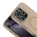 Apple iPhone 16 Pro Max Kılıf M-Safe Şarj Özellikli Zore Aris Silikon Kapak