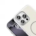 Apple iPhone 16 Pro Max Kılıf M-Safe Şarj Özellikli Zore Lora PC Kapak
