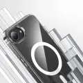 Apple iPhone 16E Kılıf M-safe Şarj Özellikli Şeffaf Sert PC Zore Embos Kapak