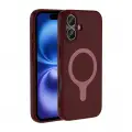 Apple iPhone 17 Kılıf M-Safe Şarj Özellikli Zore Aris Silikon Kapak