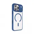 Apple iPhone 17 Pro Kılıf Wireless Şarj Özellikli Zore Krom M-safe Silikon Kapak
