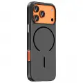 Apple iPhone 18 Pro Kılıf M-Safe Şarj Özellikli Zore Lora PC Kapak