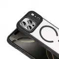 Apple iPhone 18 Pro Max Kılıf Wireless Şarj Özellikli Zore Krom M-safe Silikon Kapak