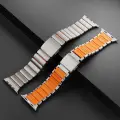 Apple Watch 10 46mm Zore KRD-149 Metal Silikon Kordon