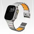 Apple Watch 10 46mm Zore KRD-149 Metal Silikon Kordon