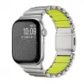 Apple Watch 10 46mm Zore KRD-151 Metal Silikon Kordon