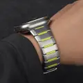 Apple Watch 10 46mm Zore KRD-155 Metal Silikon Kordon