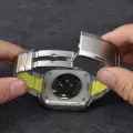 Apple Watch 10 46mm Zore KRD-155 Metal Silikon Kordon