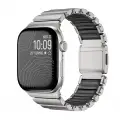 Apple Watch 44mm Zore KRD-149 Metal Silikon Kordon