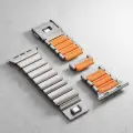 Apple Watch 44mm Zore KRD-149 Metal Silikon Kordon