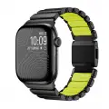 Apple Watch 44mm Zore KRD-151 Metal Silikon Kordon