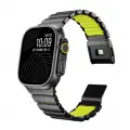 Apple Watch 44mm Zore KRD-152 Titanyum Silikon Kordon