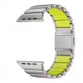 Apple Watch 44mm Zore KRD-152 Titanyum Silikon Kordon
