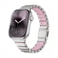 Apple Watch 7 41mm Zore KRD-149 Metal Silikon Kordon