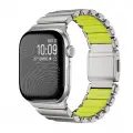 Apple Watch 7 45mm Zore KRD-149 Metal Silikon Kordon