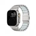Apple Watch 7 45mm Zore KRD-151 Metal Silikon Kordon