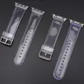 ​​​Apple Watch Ultra 49mm Kordon KRD-13 Şeffaf Silikon Strap Kayış