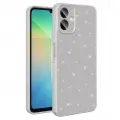 Galaxy A07 Kılıf Kamera Korumalı Simli Lüks Zore Koton Kapak
