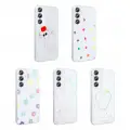Galaxy A55 Kılıf Şeffaf Figürlü Zore Folk Sert Kapak