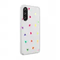 Galaxy A56 Kılıf Şeffaf Figürlü Zore Folk Sert Kapak