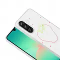 Galaxy A56 Kılıf Şeffaf Figürlü Zore Folk Sert Kapak