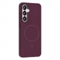 Galaxy S24 Kılıf M-safe Şarj Özellikli Zore Ruby Sert Kapak