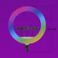 Zore LJJ18 RGB Light 45cm Işıklı Telefon Tutucu Ring Light