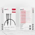 ​Zore Shira Serisi 3in1 USB Kablo 30cm