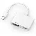 Zore Type-C to Type-C PD100W + HDMI 4K@30Hz 2in1 Adaptör