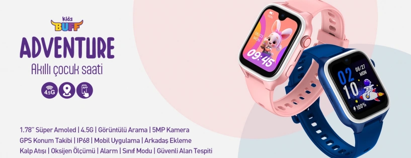 Buff Kids Adventure Akıllı Çocuk Saati
