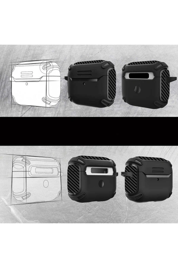 Apple Airpods 3. Nesil Kılıf Zore Airbag 26 Silikon
