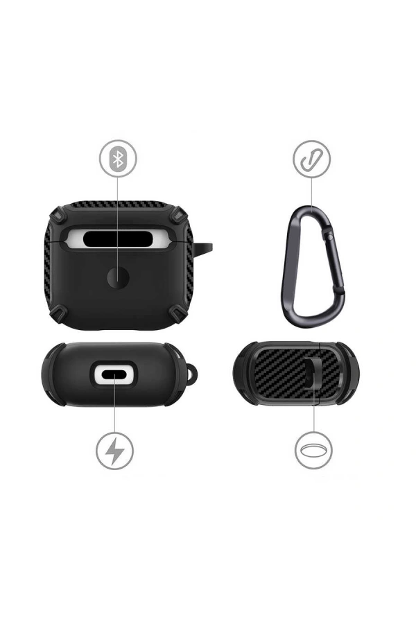 Apple Airpods 3. Nesil Kılıf Zore Airbag 26 Silikon