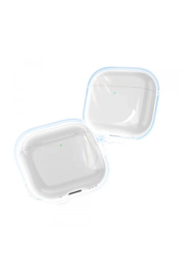Apple Airpods 4 Kılıf Şeffaf Kristal Silikon Zore Airbag 14 Kılıf