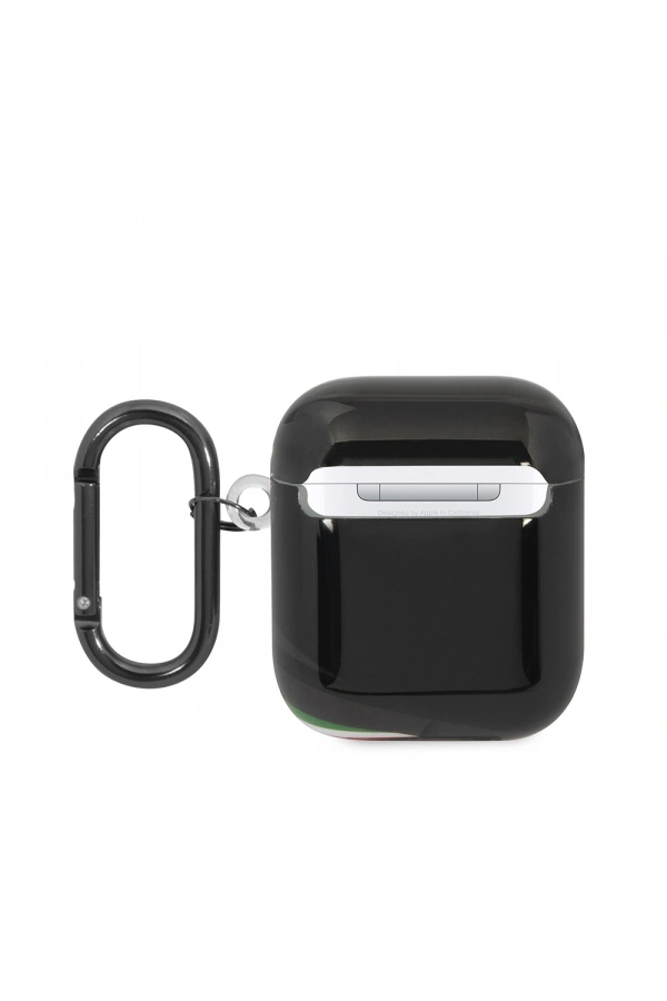 Apple Airpods Kılıf Ferrari Orjinal Lisanslı IML Baskılı Klasik Logolu TPU Kılıf