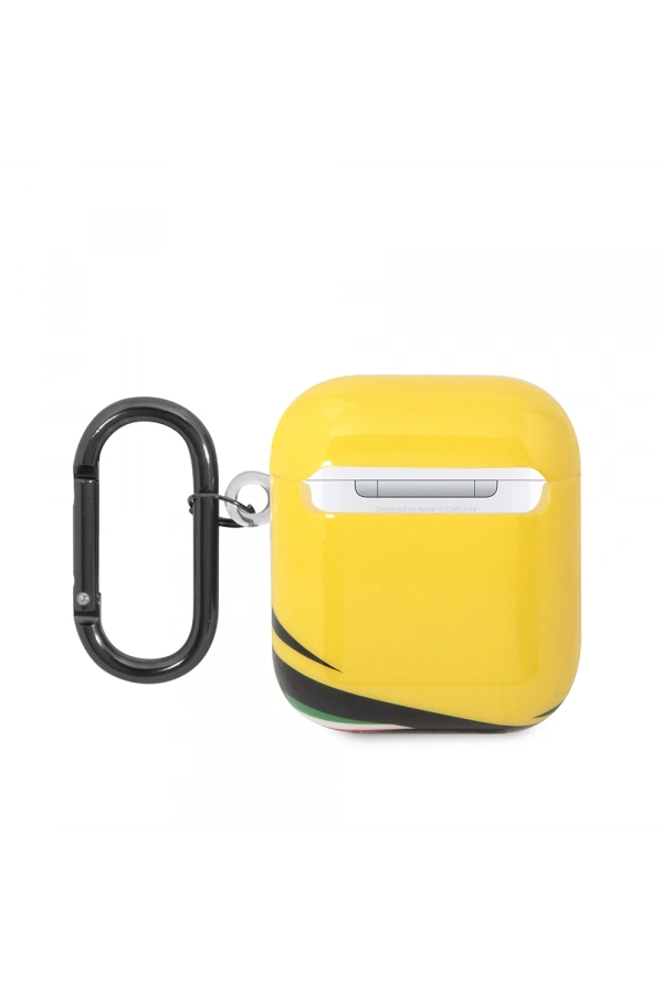 Apple Airpods Kılıf Ferrari Orjinal Lisanslı IML Baskılı Klasik Logolu TPU Kılıf