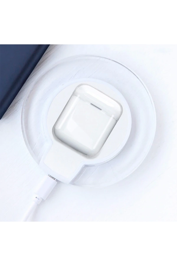 Apple Airpods Kılıf Şeffaf Sert Kristal Zore Airbag 14 Kılıf